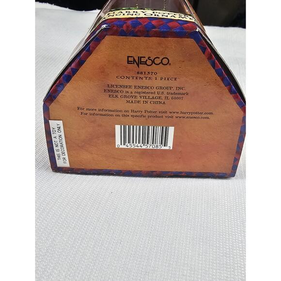 Harry Potter Hanging Ornament by Enesco - Golden Snitch Nimbus 2000 - NIB - Picture 4 of 9